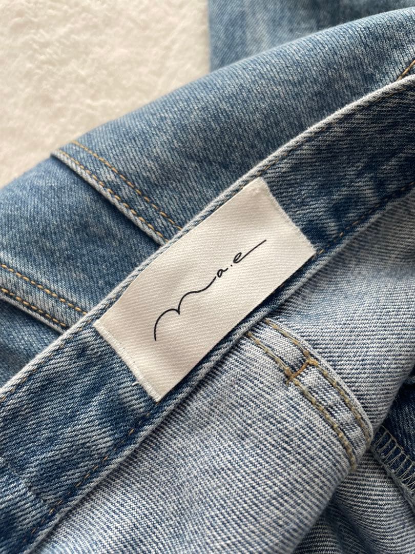 Na.e ナエ　ワイドルーズジーンズ　ディープブルー　M ロング丈　美品