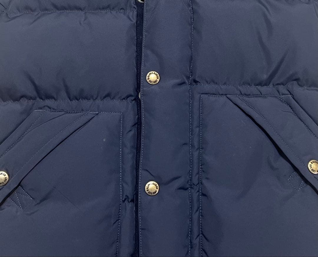 POLO RALPH LAUREN ラルフローレンネイビー ダウンベスト