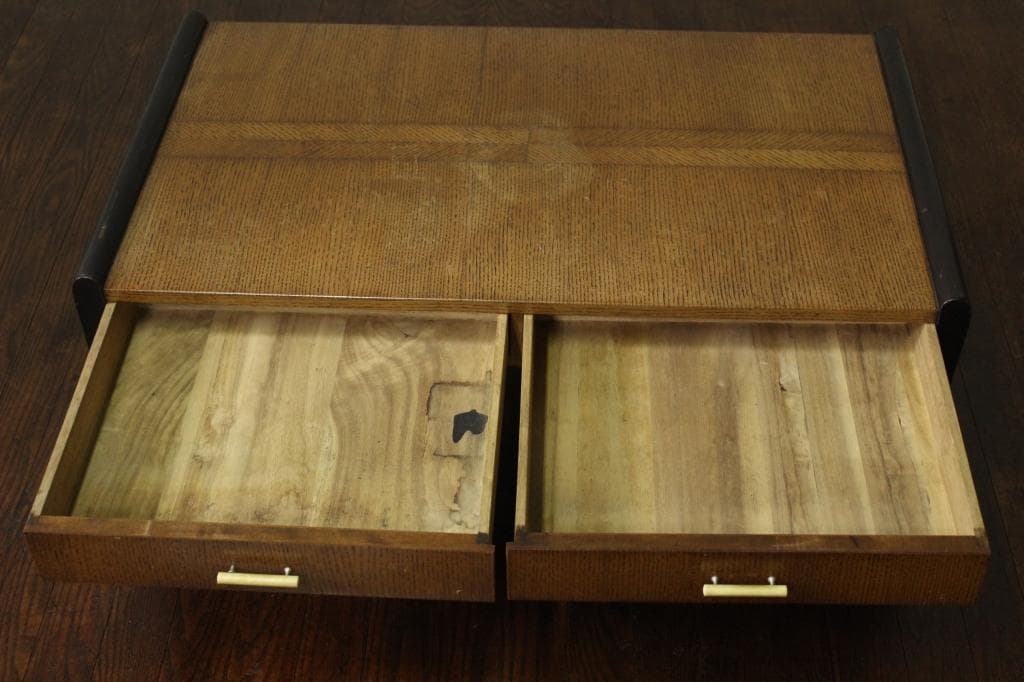 昭和レトロな風合いが良い文机 テーブル/古道具/テレビ台/ローボード/一枚板