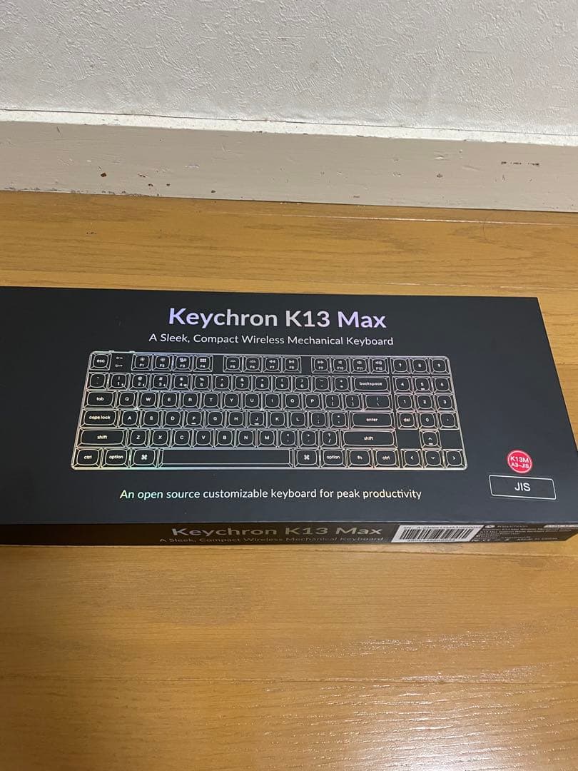 keychron K13 MAX 茶軸 JIS配列 ホワイトLED