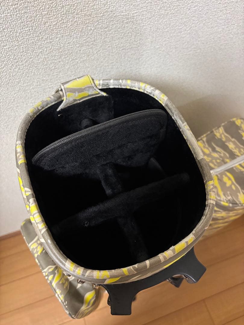 RUSSELUNO ラッセルノ STUDS キャディバッグ スタッズ　迷彩柄美品