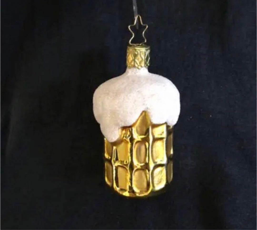 ガラスオーナメント ジョッキビール                新品未使用‼️