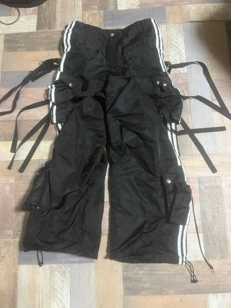 平野紫耀 ジェシー着用adidasテクノカーゴ パンツ リメイク