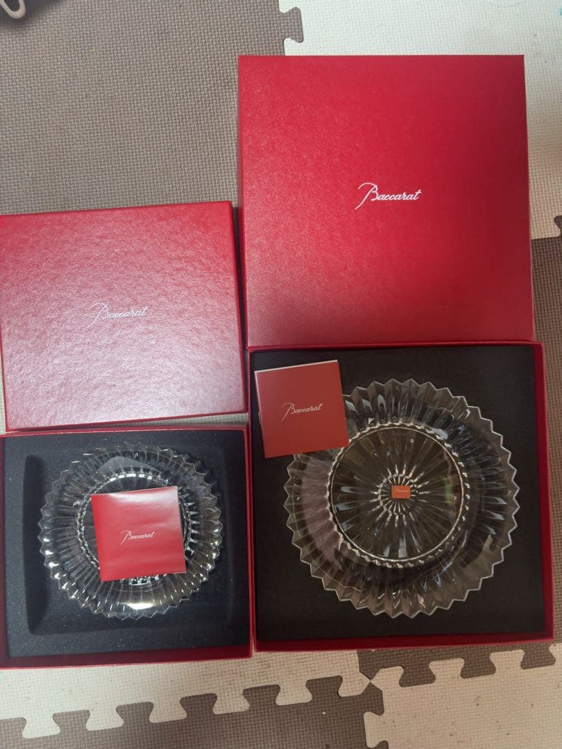 バカラ ミルニュイ 20.7cm　約16cm 二枚　09c07