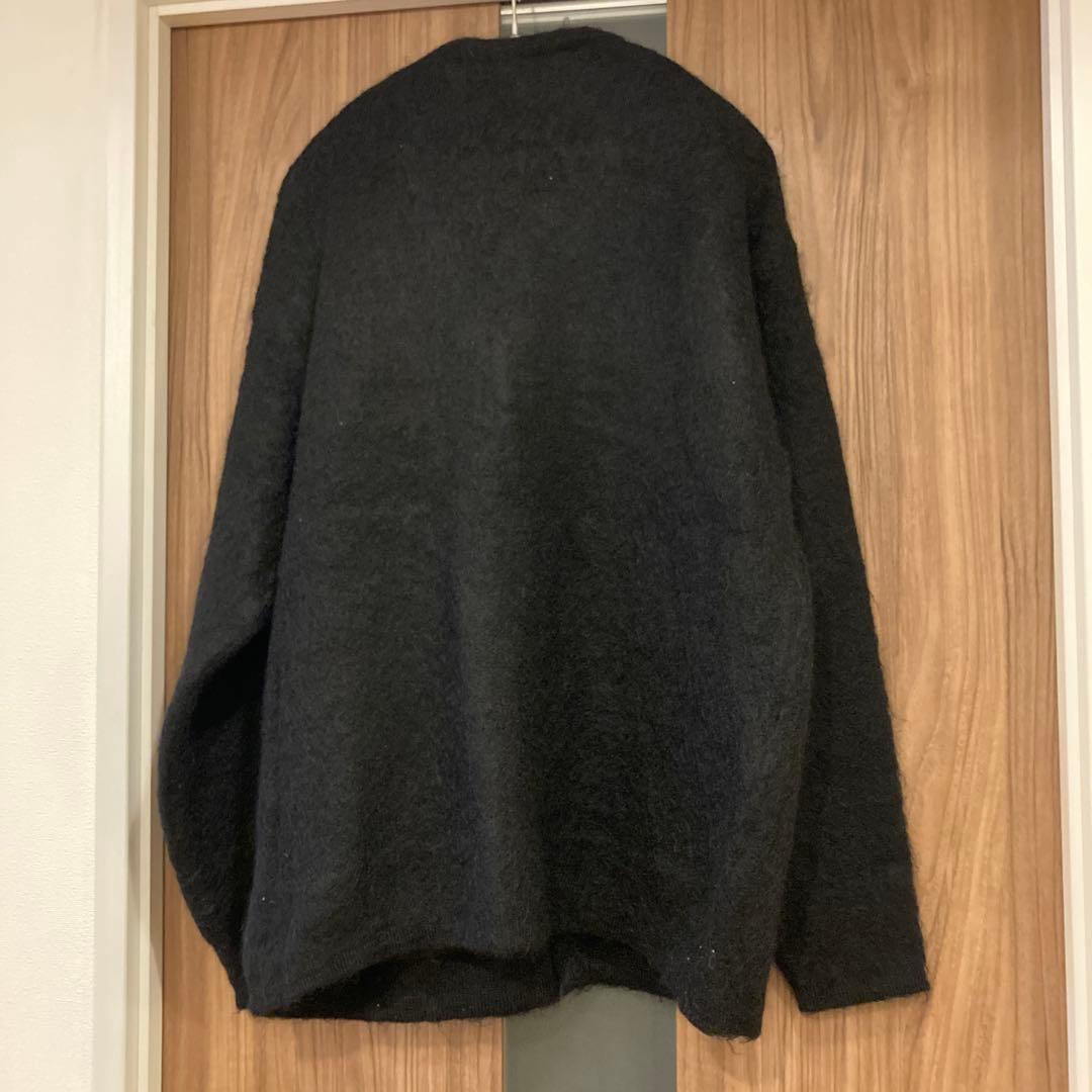 ブラックモヘアカーディガン 原宿 TEENAGER ティーンエイジャー