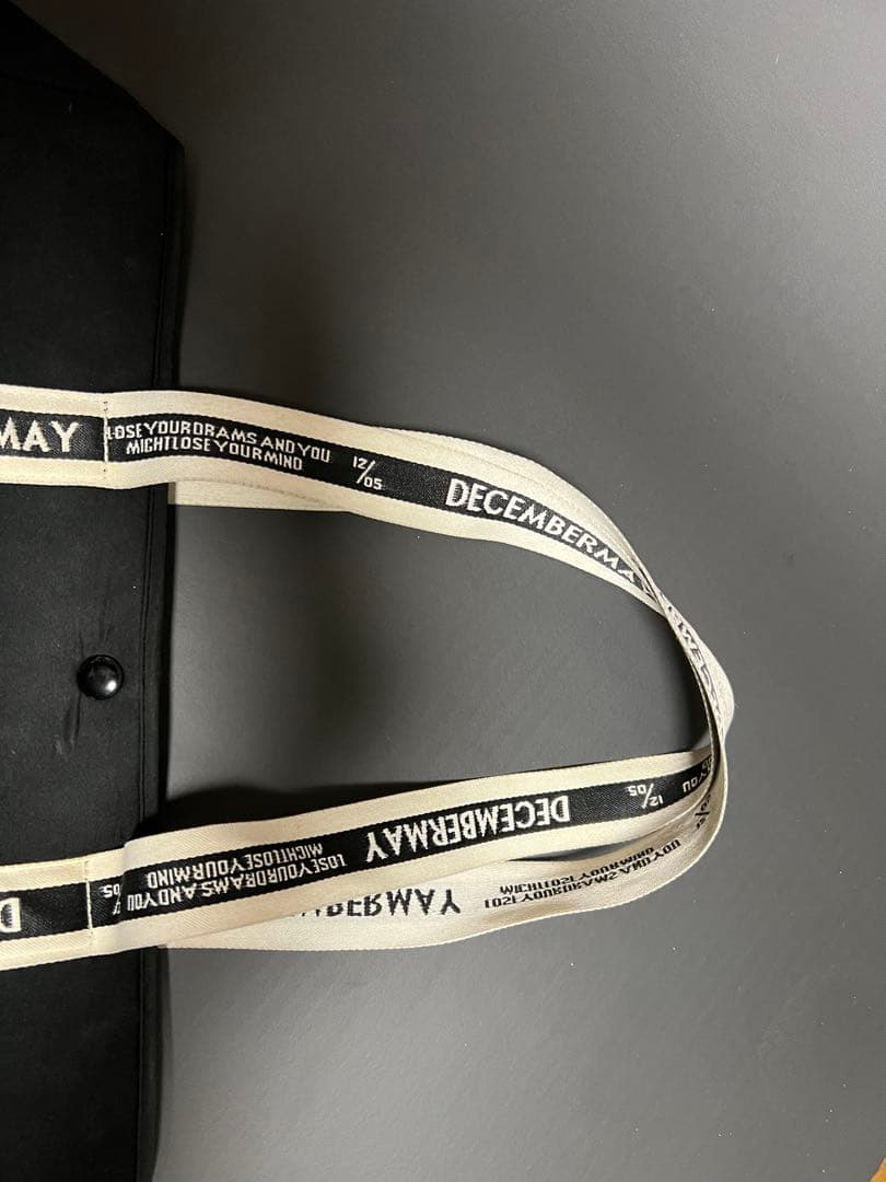 ディセンバーメイ　ブラック トートバッグ