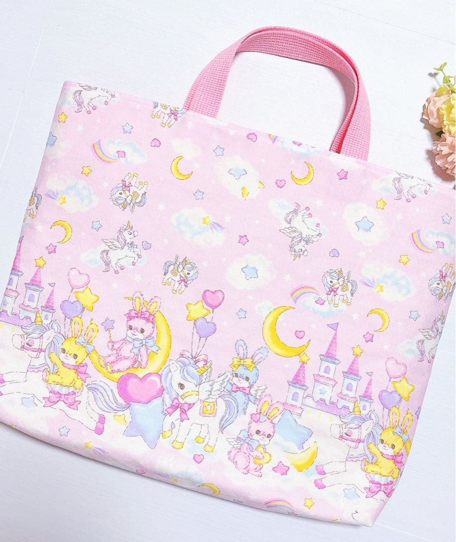 レッスンバッグ ʚ♥ɞ 上履き入れ　体操着袋　給食袋　ハンドメイド　入園入学