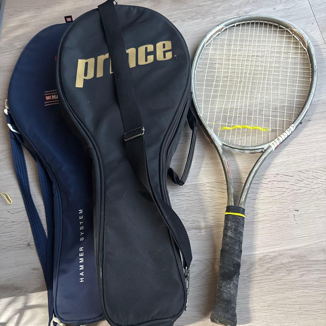 Prince B950 テニスラケット ２個ケース付き