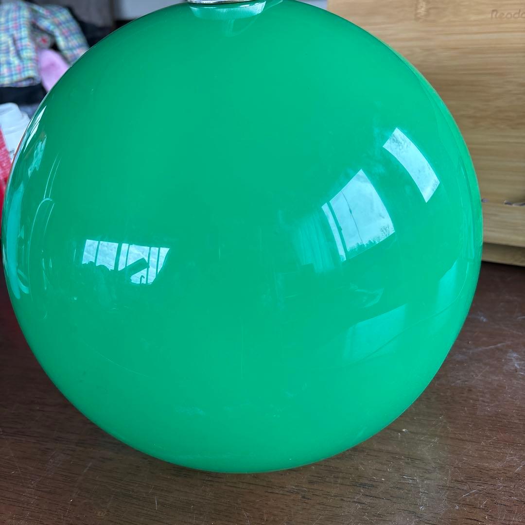 【希少】ナショナル 昭和レトロ ペンダントライト グリーン スペースエイジ当時物