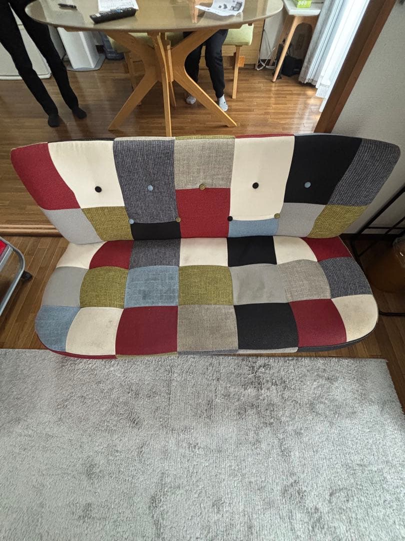 不二貿易 ソファ2p パッチワーク (2人掛け)