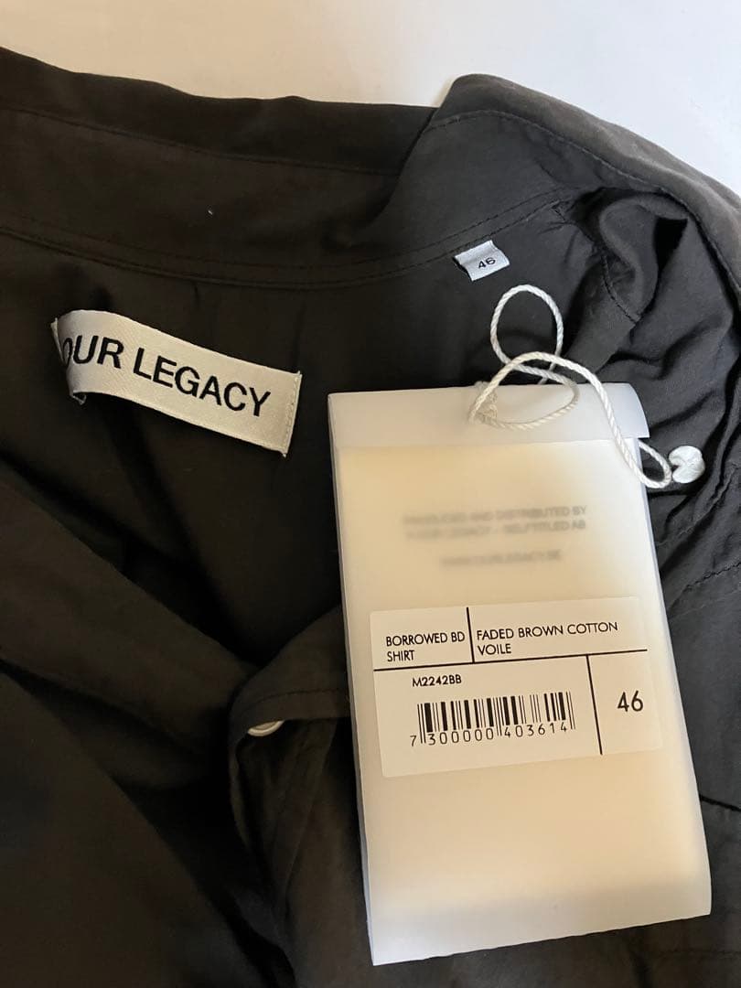トップス OUR LEGACY 24ss BORROWED BD SHIRT IT46