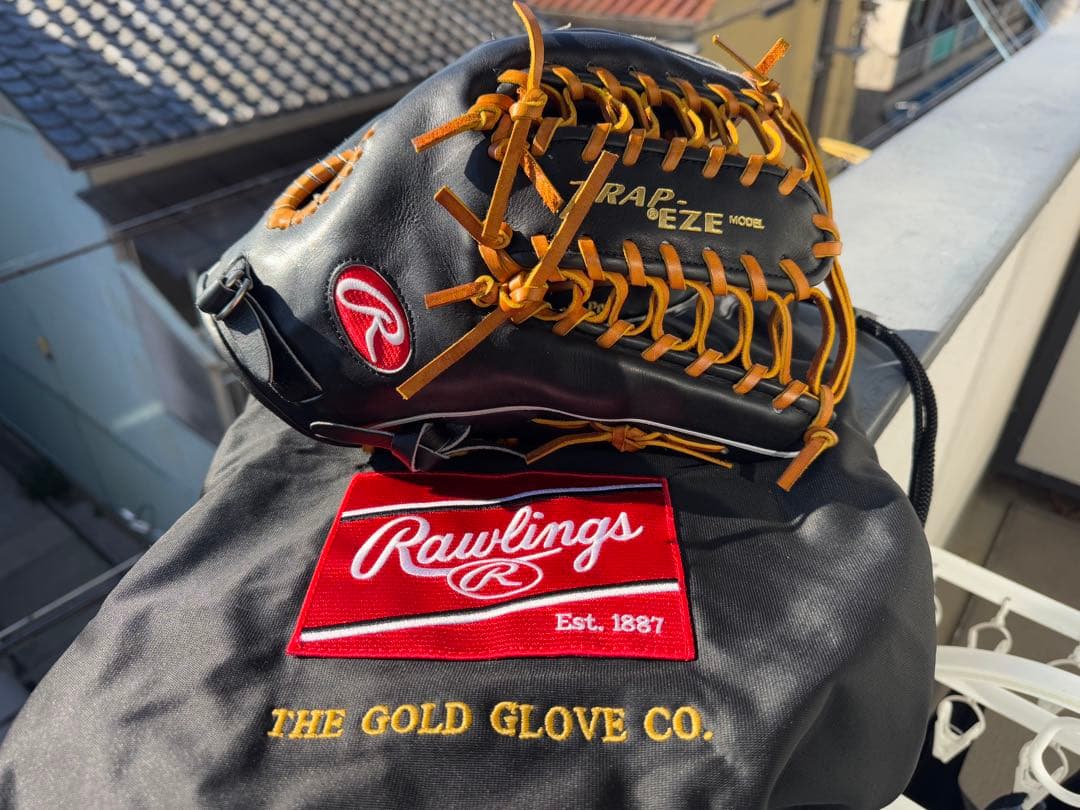 【ケングリフィーjrモデル】ローリングス 一般軟式外野手用グラブ