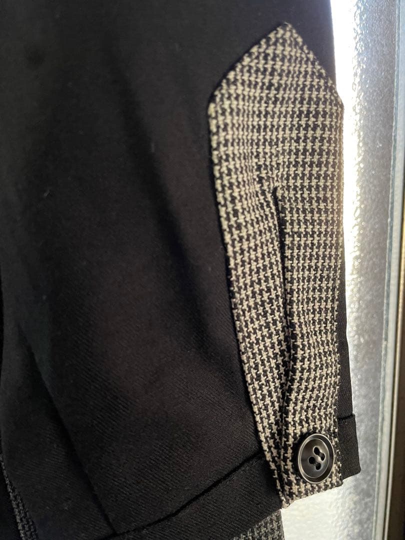 タグ付き新品未使用　アンティ異素材ロングコート　レア　デシグアル好きな方にも