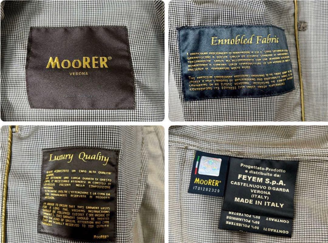 値下げ　Moorer ムーレー　ダブルブレスト　コート　50