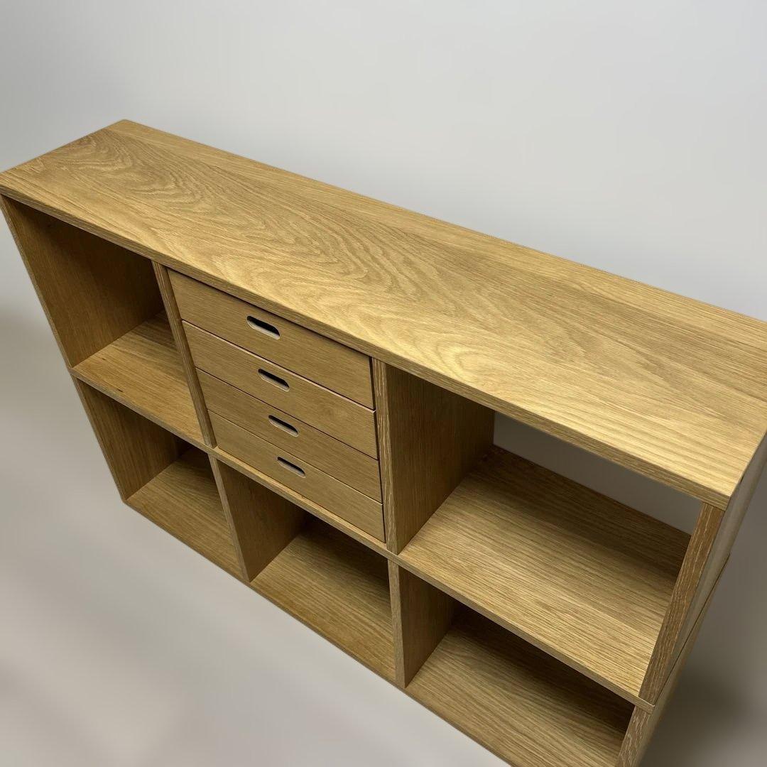 無印良品 スタッキングシェルフ オーク材 引き出しセット