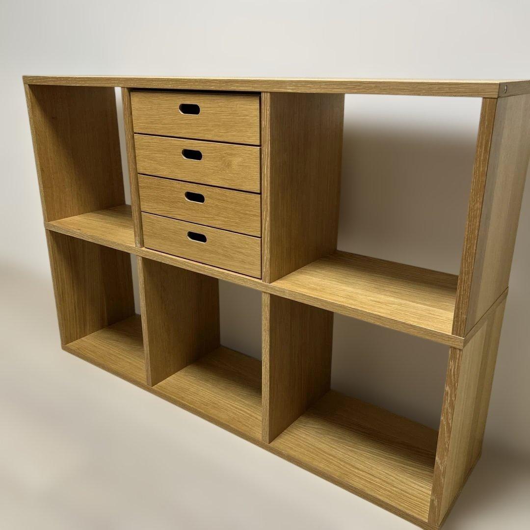 無印良品 スタッキングシェルフ オーク材 引き出しセット