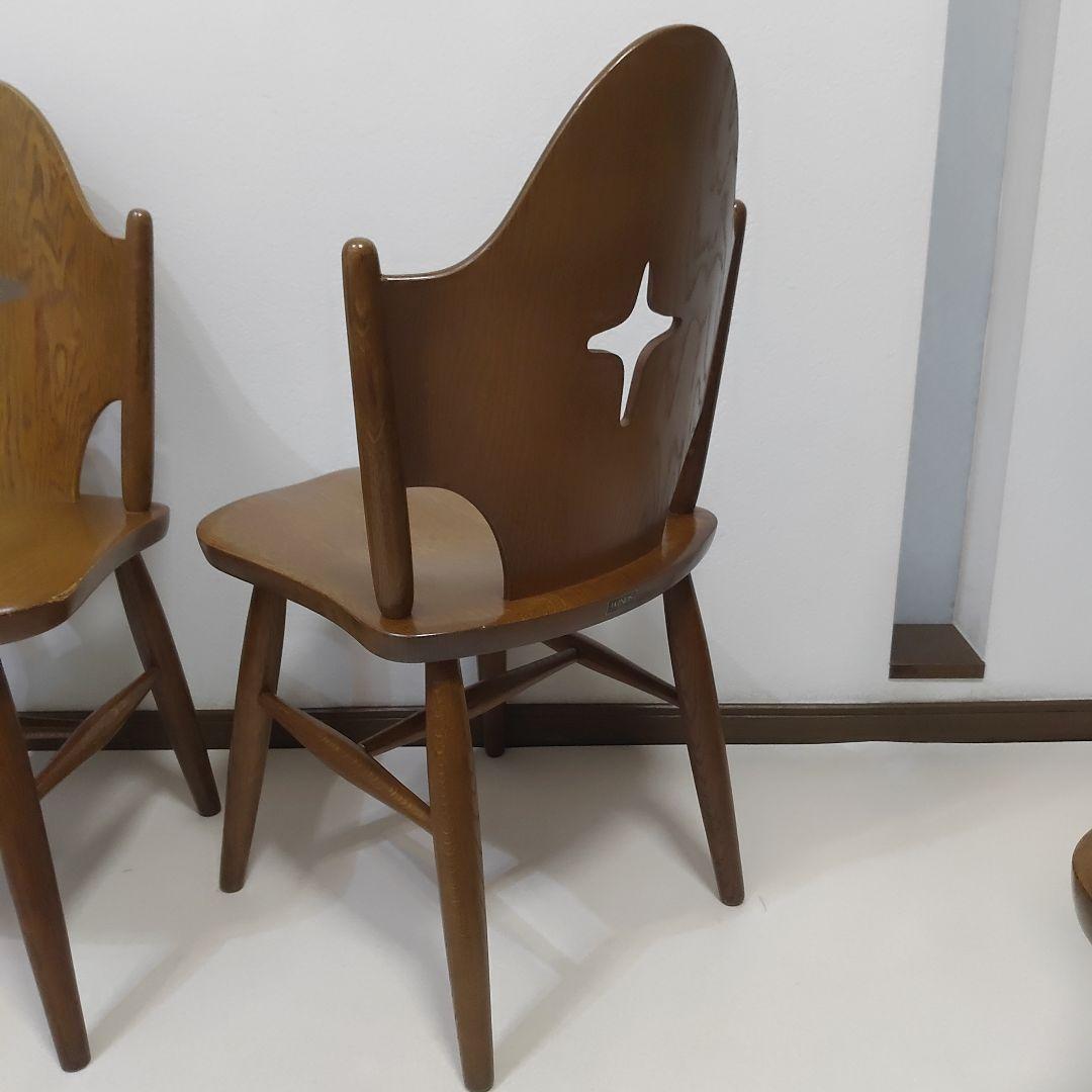 ③ 希少なお品　飛騨の家具　WINDS 太平　ダイニングチェア　チャーチチェア