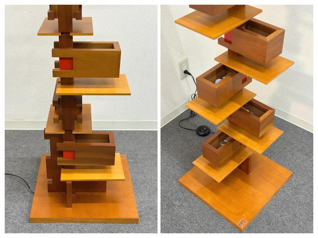 名作！正規品■ヤマギワ■フランク・ロイド・ライト　タリアセン2　フロアスタンド