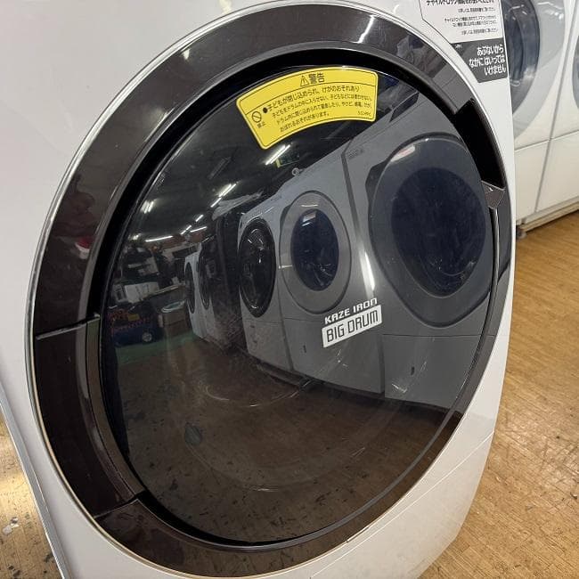 地域限定送料無料　美品 日立 ドラム式洗濯乾燥機 BD-SX110F