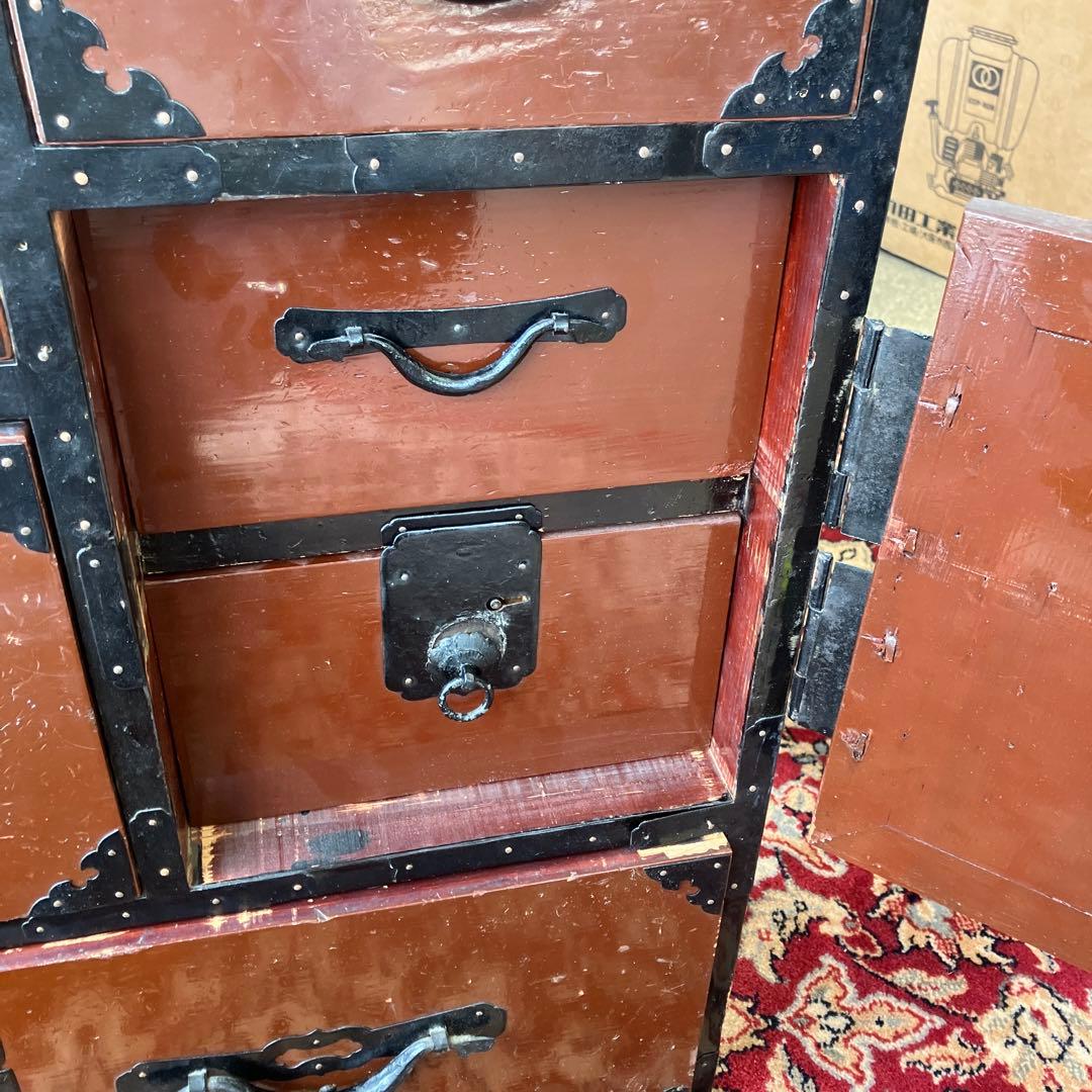 昭和レトロ 古家具 仙台箪笥 7杯 引き出し 和箪笥 ビンテージ ヴィンテージ