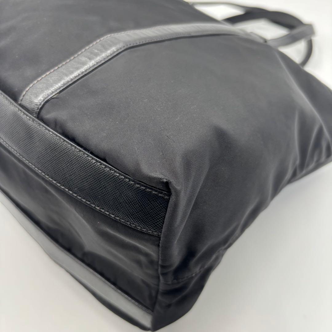 PRADA プラダ トートバッグ レザー ナイロン ブラック 黒