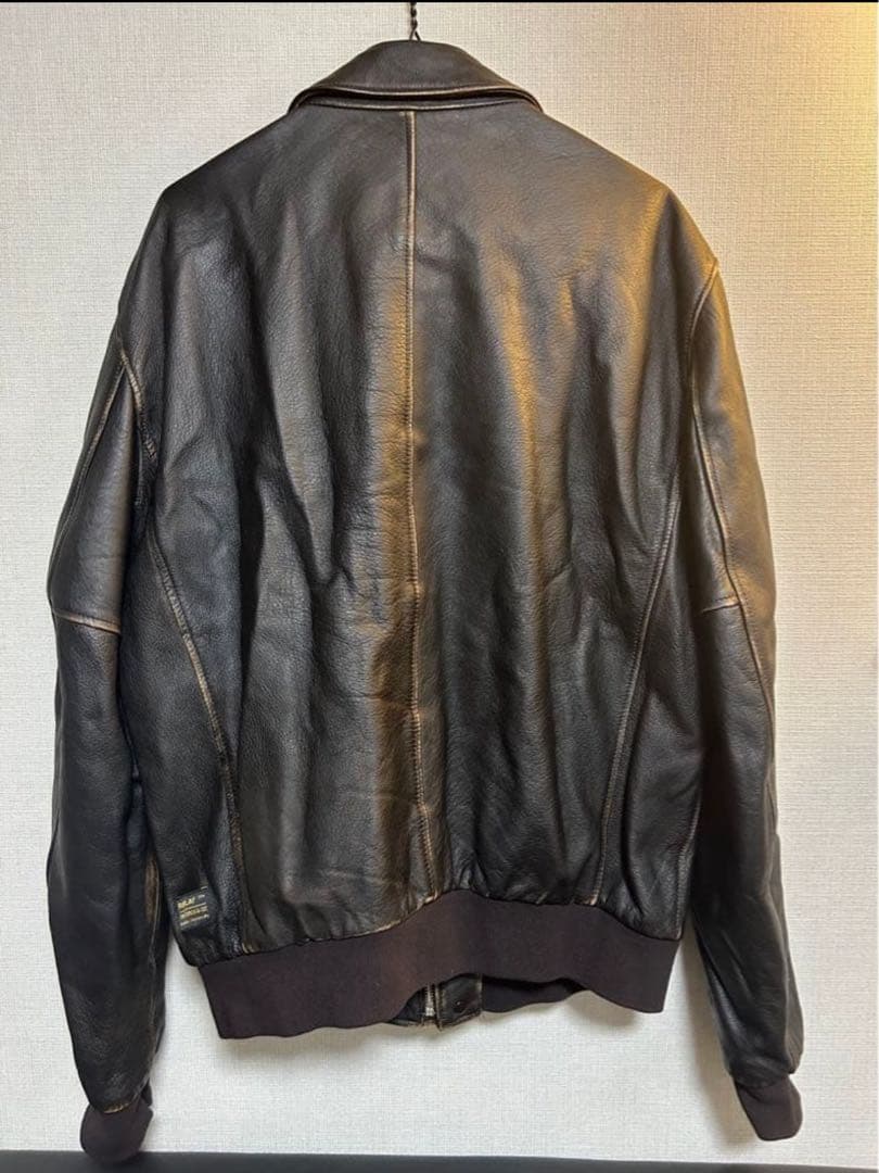REPLAY ラムレザー　ボンバージャケット　ブルゾン