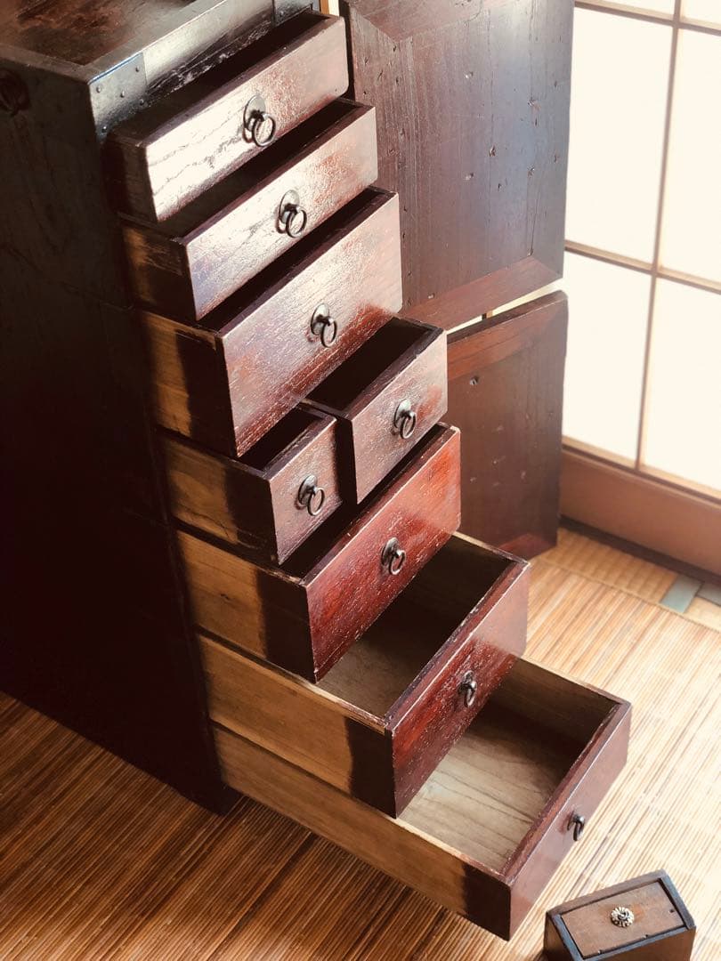 時代箪笥 民藝箪笥 仙台箪笥 引出し収納 骨董 アンティーク レトロ 和モダン