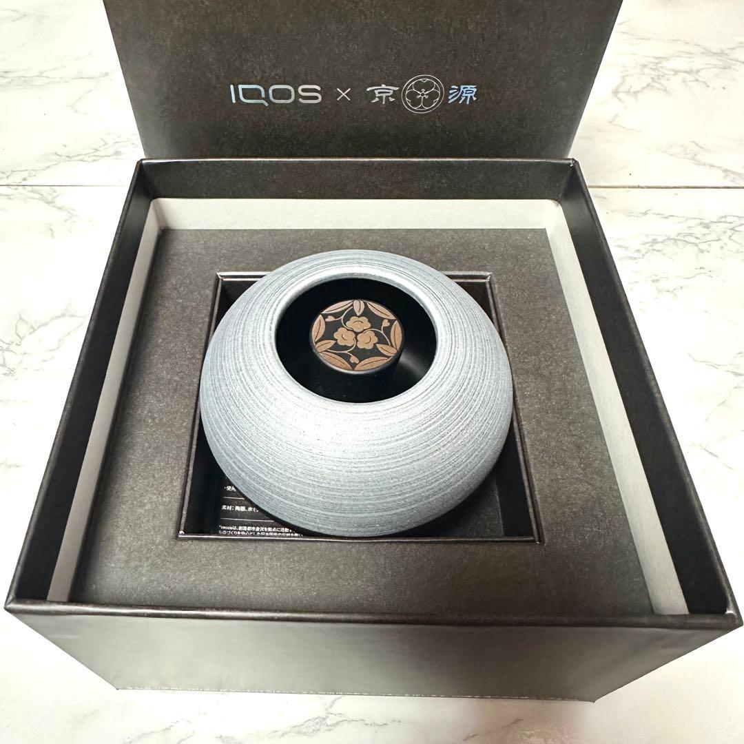 「IQOS x 京源」 オリジナル 銀雲母 セラミックトレイ