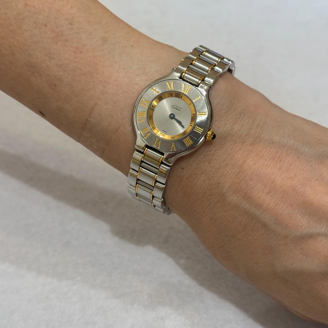 カルティエ マスト21 SMコンビ（SSxYG）クォーツ