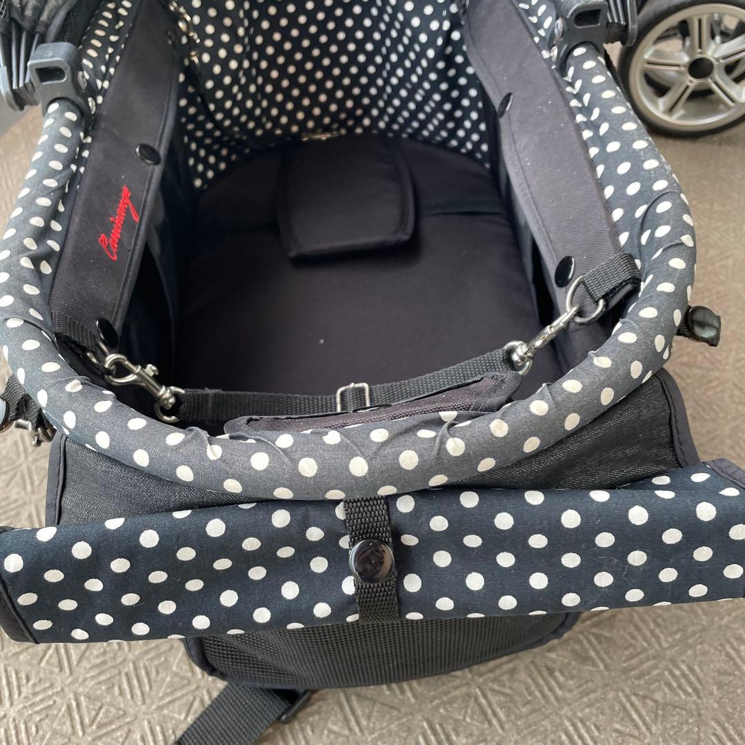 天使のカート シャンアンジェ クラシックデニム Sサイズ　ドット柄　カート付き