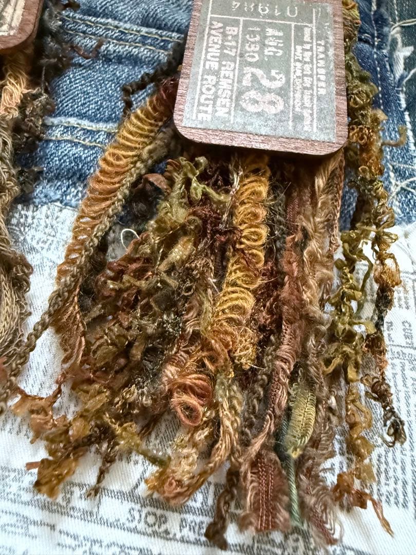 ❣️蘭❣️さま❤️ ウッドタグ　タッセルチャーム