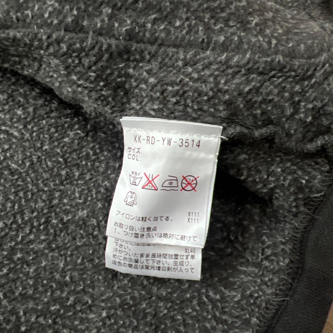 RRL　ヴィンテージ加工　スウェットカーディガン　裏起毛　S　色落ち加工