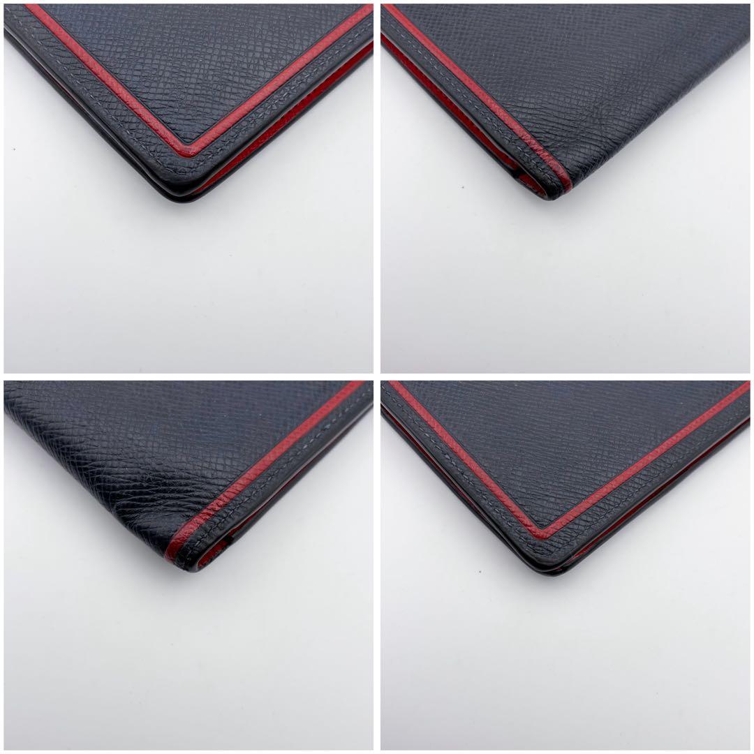 【美品】ルイヴィトン ポルトフォイユ ブラザ タイガ ブルーマリーヌ