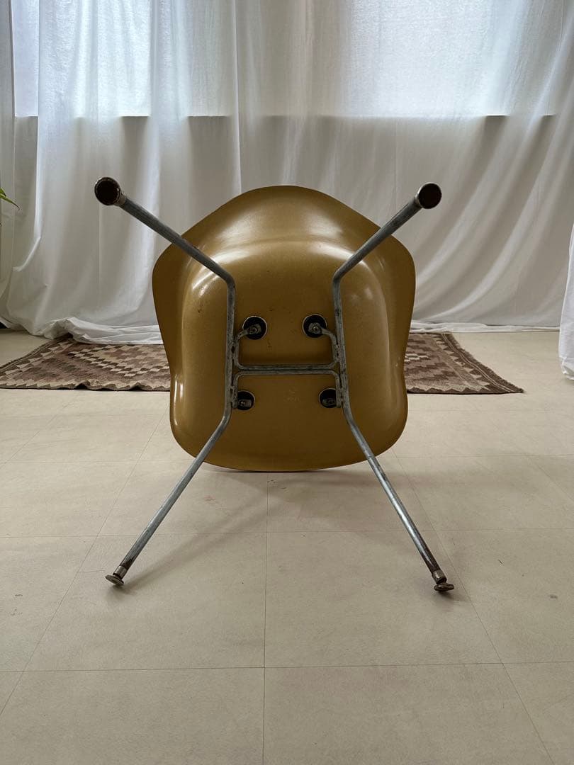 イームズ　ハーマンミラー　アームシェルチェア　マスタード　 ヴィンテージ