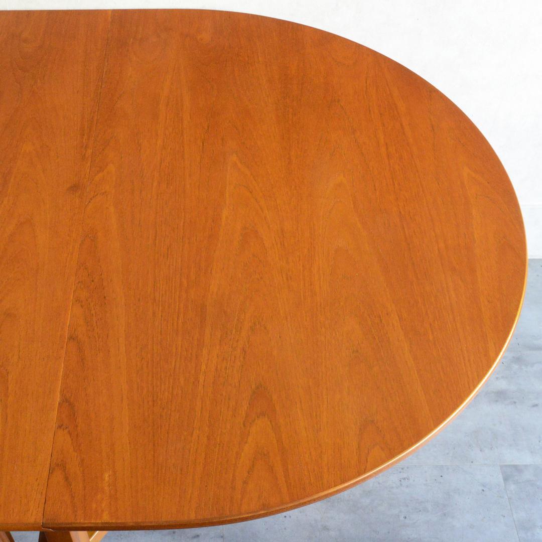 Jentique イギリスヴィンテージ ゲートレッグダイニングテーブル オーバル