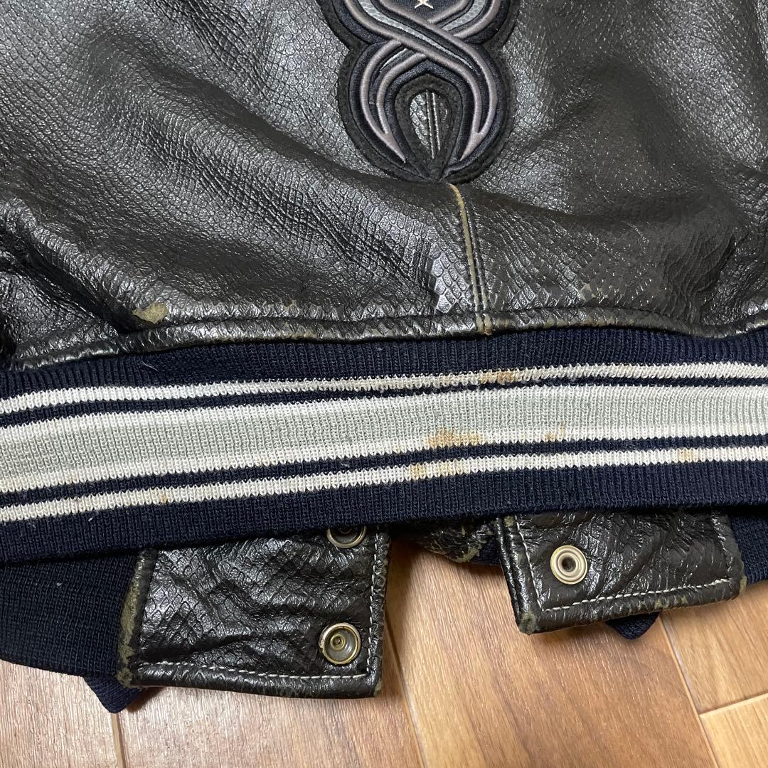 AVIREX Snacksの本革レザージャケット