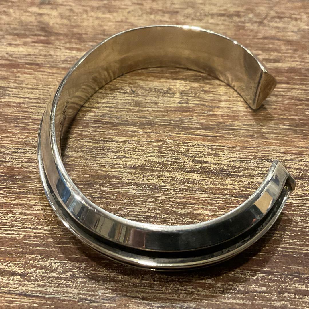 TOM HAWK トムホーク スターリングシルバー 2ライン バングル ナバホ族