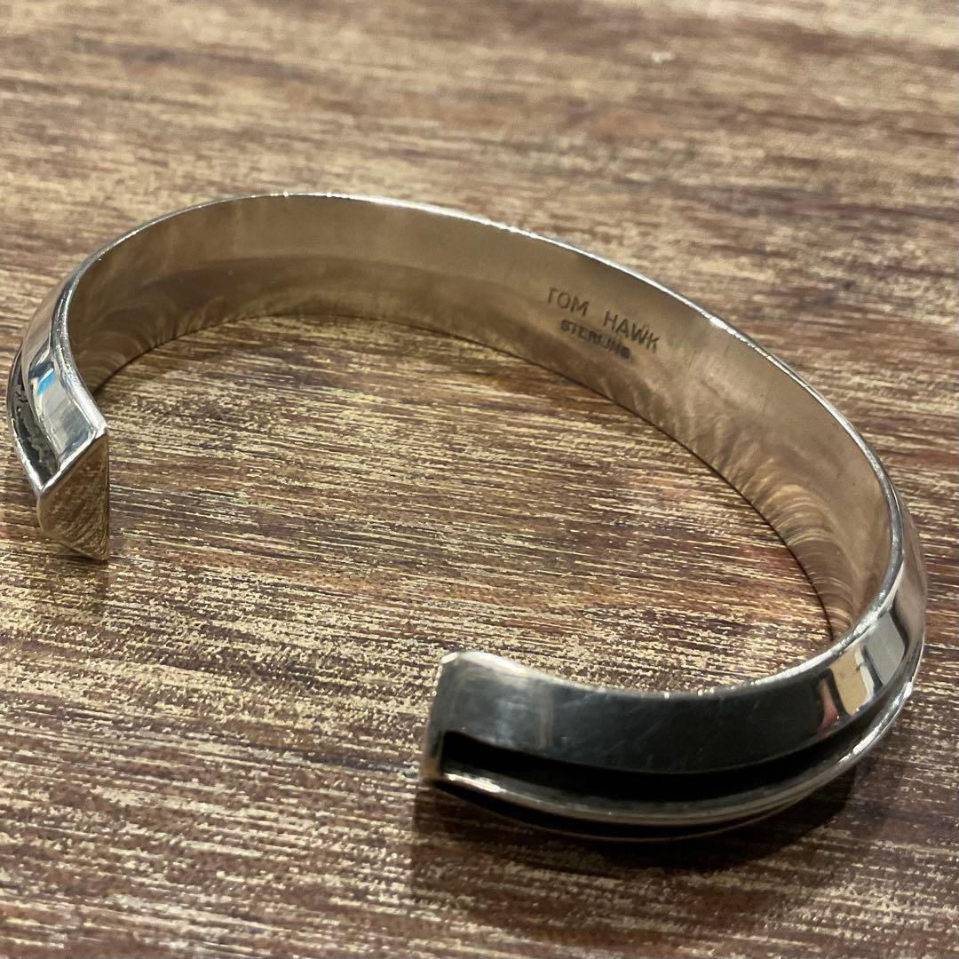 TOM HAWK トムホーク スターリングシルバー 2ライン バングル ナバホ族