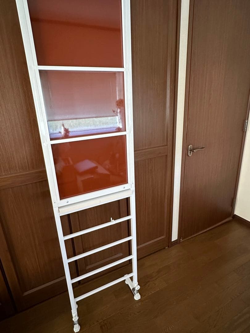 メイク　化粧台　美容室　エステサロンミラー　シェルフ　ホワイト