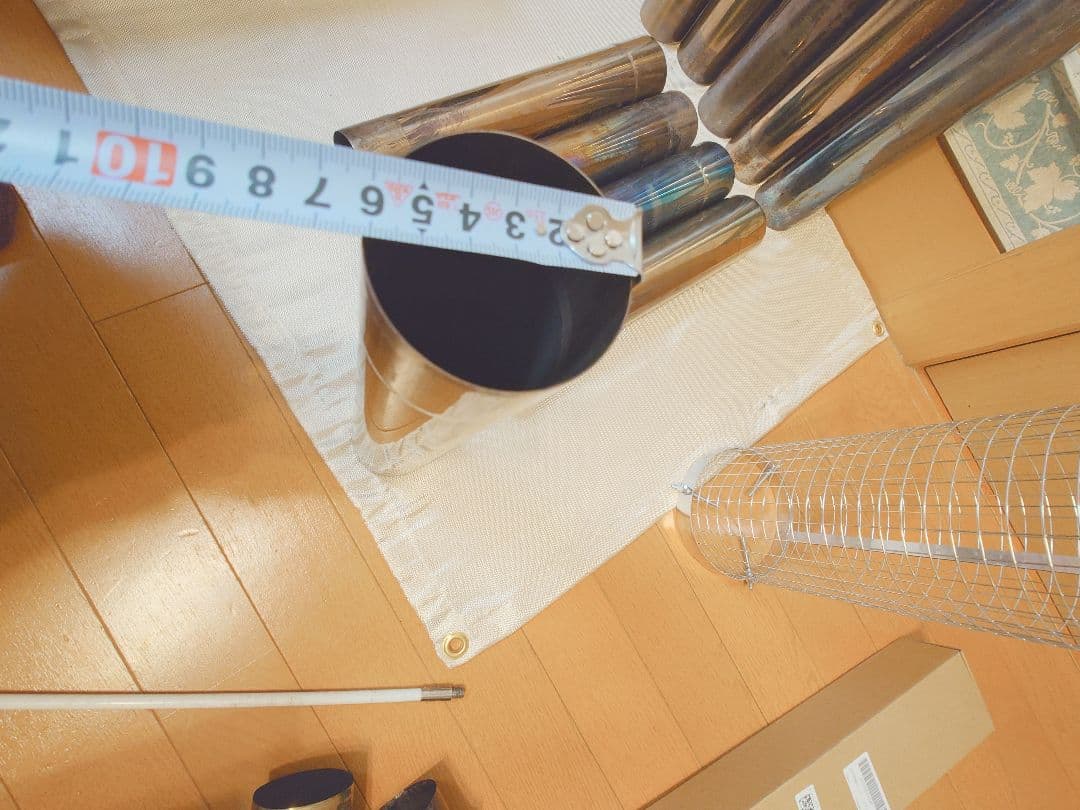 SENQI 薪ストーブセット(追加煙突各種、煙突プロテクター、ワイヤーブラシ等）