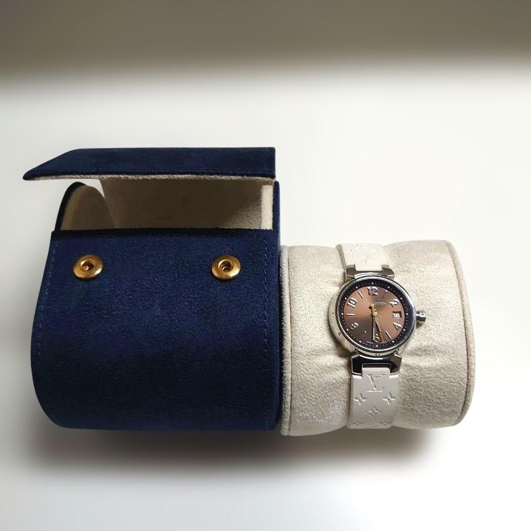 極美品Louis Vuitton ルイヴィトン タンブールQ1211モノグラム