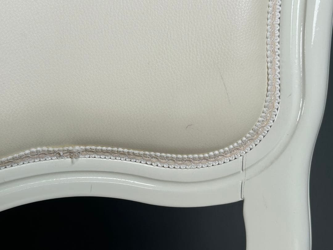 専用　①イタリア　ヨーロピアン　ヨーロッパ　猫脚　シンプル　ホワイトチェア　nz