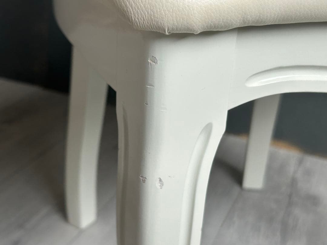 専用　①イタリア　ヨーロピアン　ヨーロッパ　猫脚　シンプル　ホワイトチェア　nz