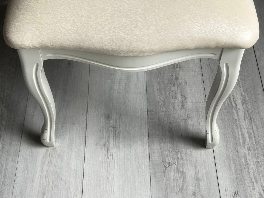 専用　①イタリア　ヨーロピアン　ヨーロッパ　猫脚　シンプル　ホワイトチェア　nz