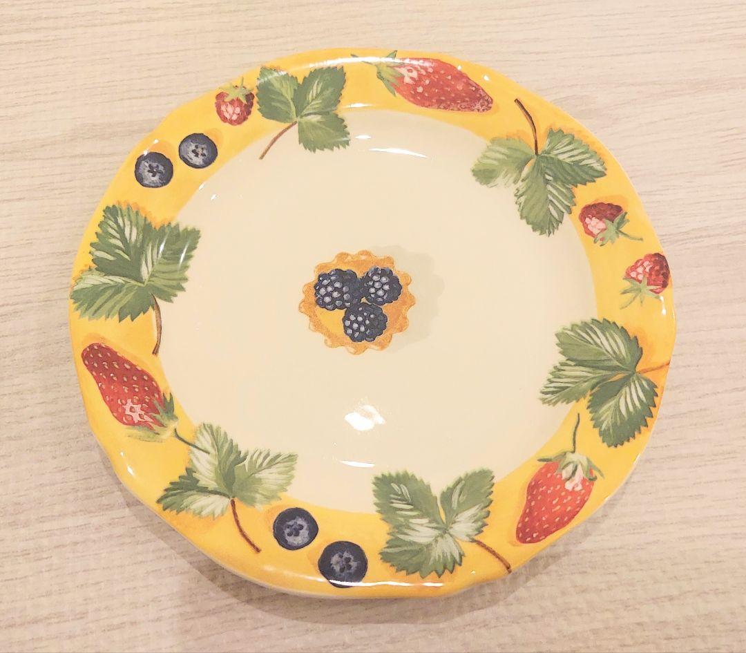 GIEN ジアン フルーツタルトプレート 6枚セット アンティーク