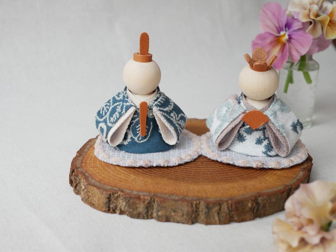 小さなお雛様オーダー　ミナペルホネン　ハンドメイド