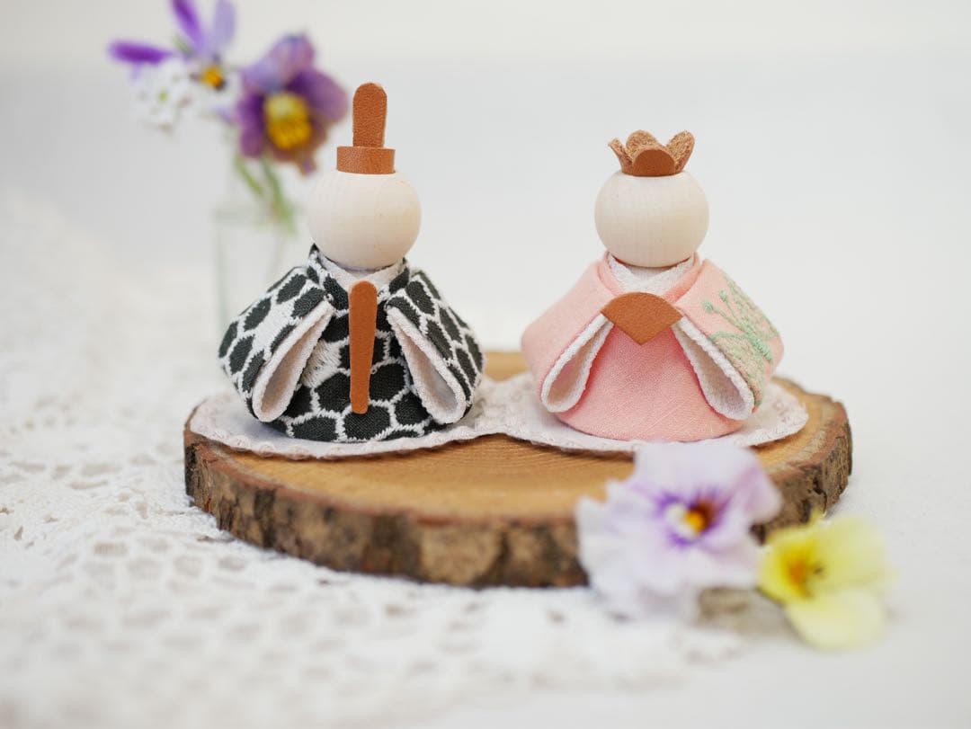 小さなお雛様オーダー　ミナペルホネン　ハンドメイド