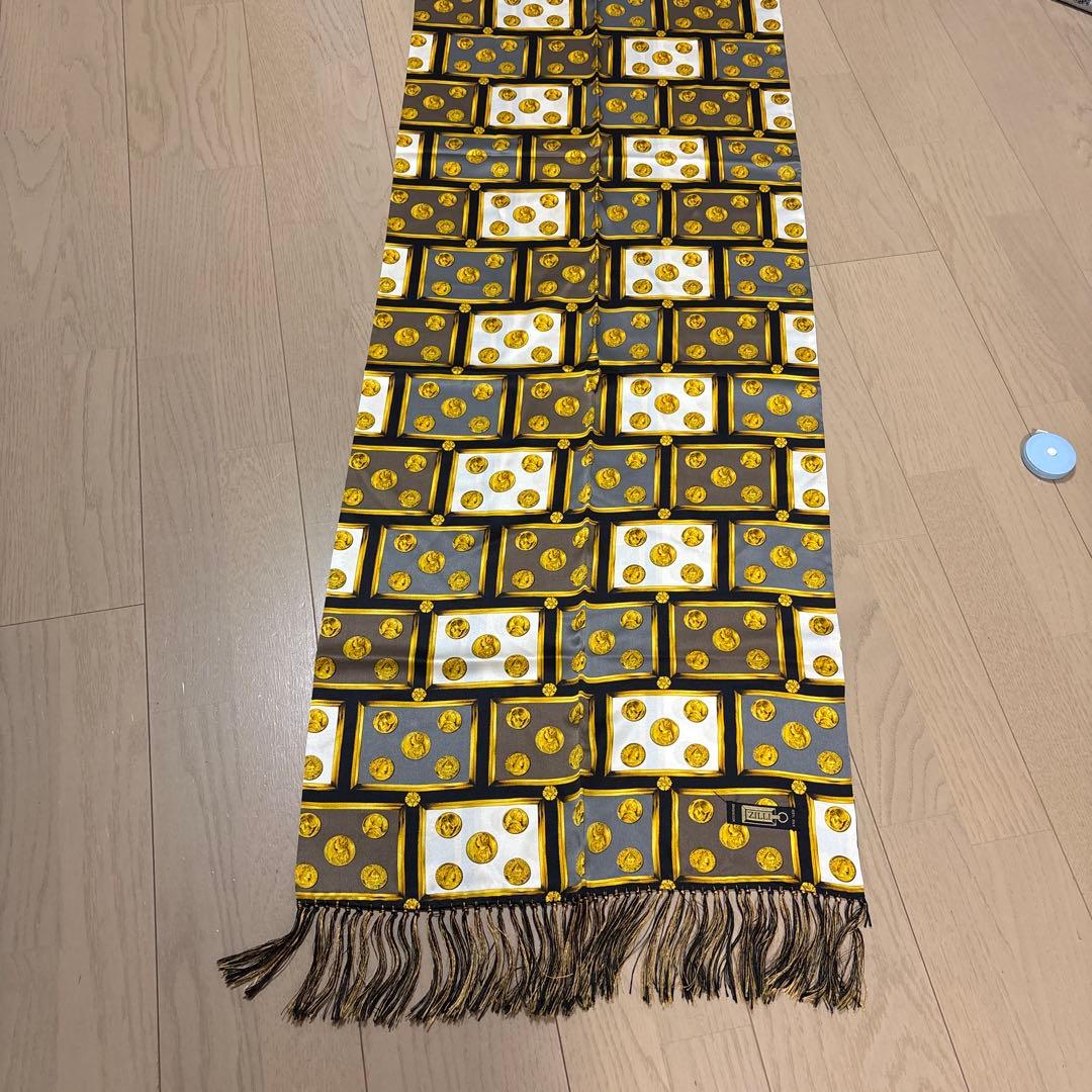 Zilli シルク100% マフラー 柄