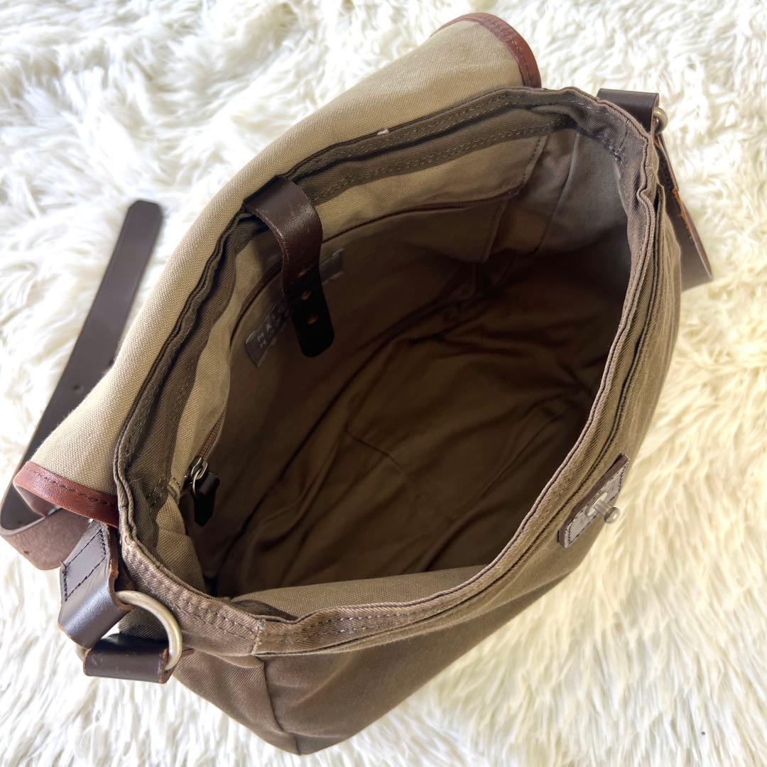 MARGARET HOWELL PORTER レザー ショルダーバッグ