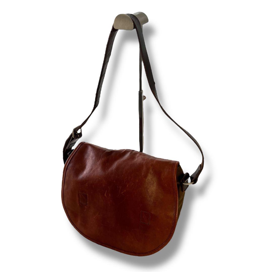 MARGARET HOWELL PORTER レザー ショルダーバッグ